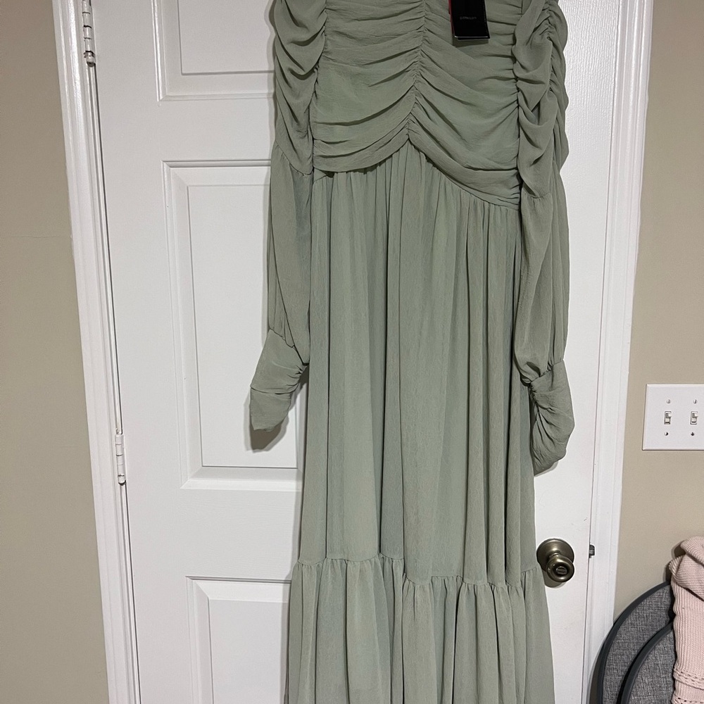 ASOS Long Sleeve Sage Dress